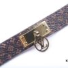 Louis Vuitton LV Monogram Leather Bracelet ● Authentic Pattern, Best Quality Replica, Brass Hardware, Calfskin Lining, Unisex Design