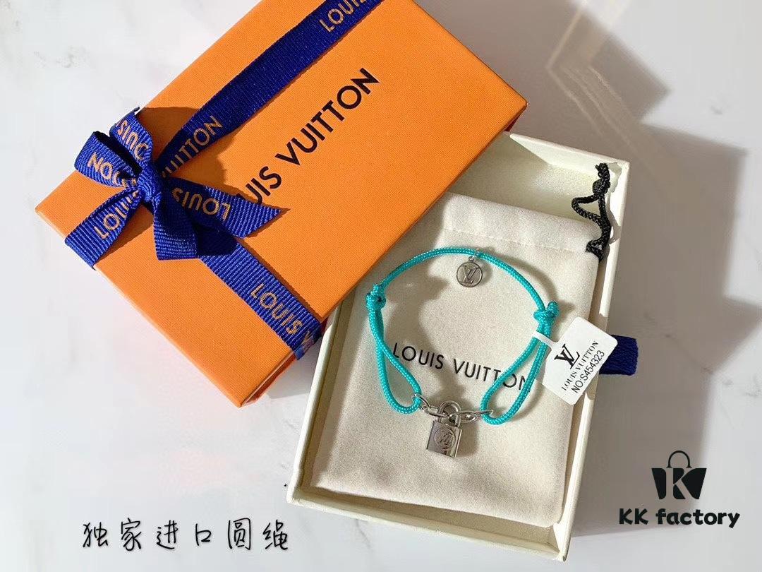 New Lock Design Colorful Rope, Complete with Authentic LV Packaging