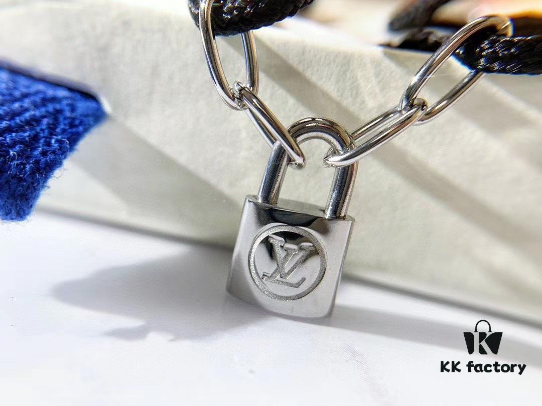 New Lock Design Colorful Rope, Complete with Authentic LV Packaging