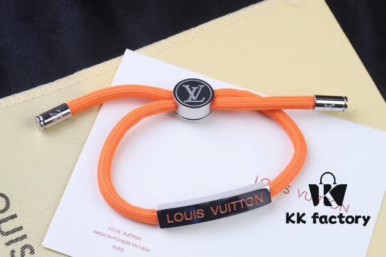 LV Unisex Bracelet 2019 Spring-Summer Pre-Collection Space-Themed Adjustable Strap Bracelet