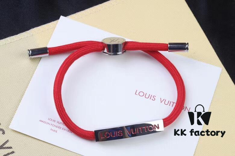 LV Unisex Bracelet 2019 Spring-Summer Pre-Collection Space-Themed Adjustable Strap Bracelet