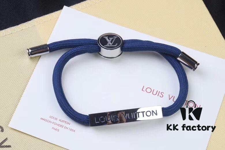 LV Unisex Bracelet 2019 Spring-Summer Pre-Collection Space-Themed Adjustable Strap Bracelet