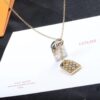 LV Unisex Nanogram Double Pendant Necklace