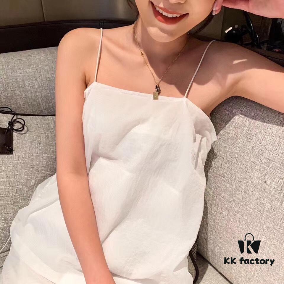 LV Unisex Nanogram Double Pendant Necklace