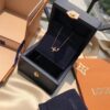 LV Idylle Blossom Single Flower Diamond Pendant Necklace, S925 Silver with 18K Gold Plating