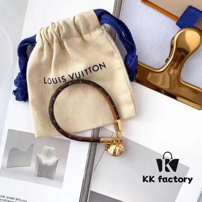 LV Latest TOUPIE Flying Saucer Logo Women's Leather Bracelet