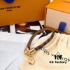 LV TRIBUTE Heart-Shaped Leather Bracelet