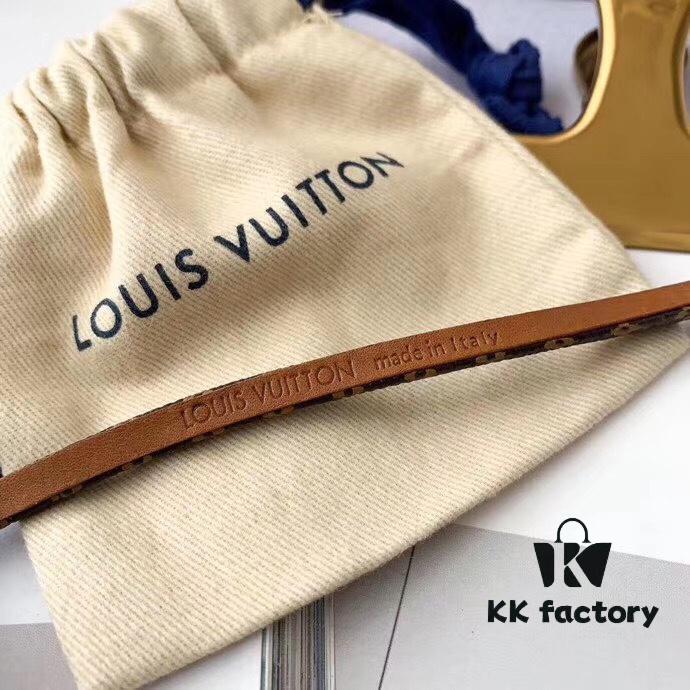 LV Latest TOUPIE Flying Saucer Logo Women's Leather Bracelet