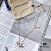 LV Latest Wing and V Letter Necklace Essential V California Dreaming Bracelet