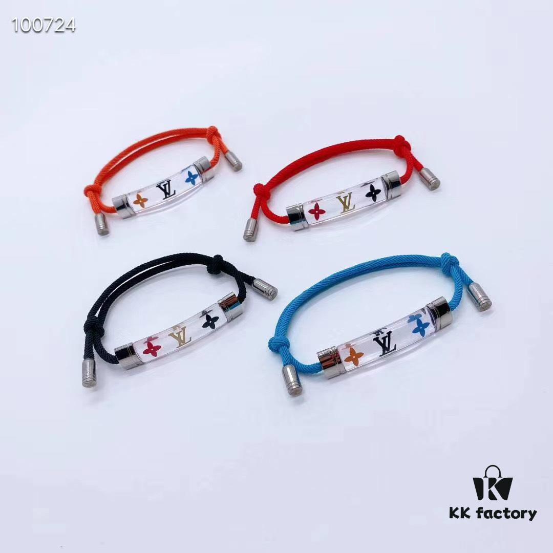 LV Bracelet Featuring Iconic Maison Motifs with Stylish Beads