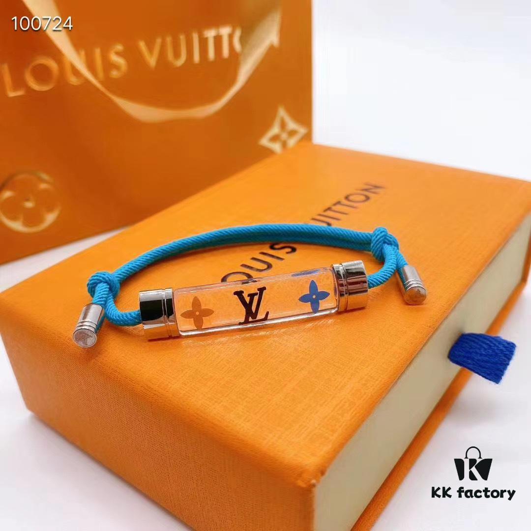 LV Bracelet Featuring Iconic Maison Motifs with Stylish Beads