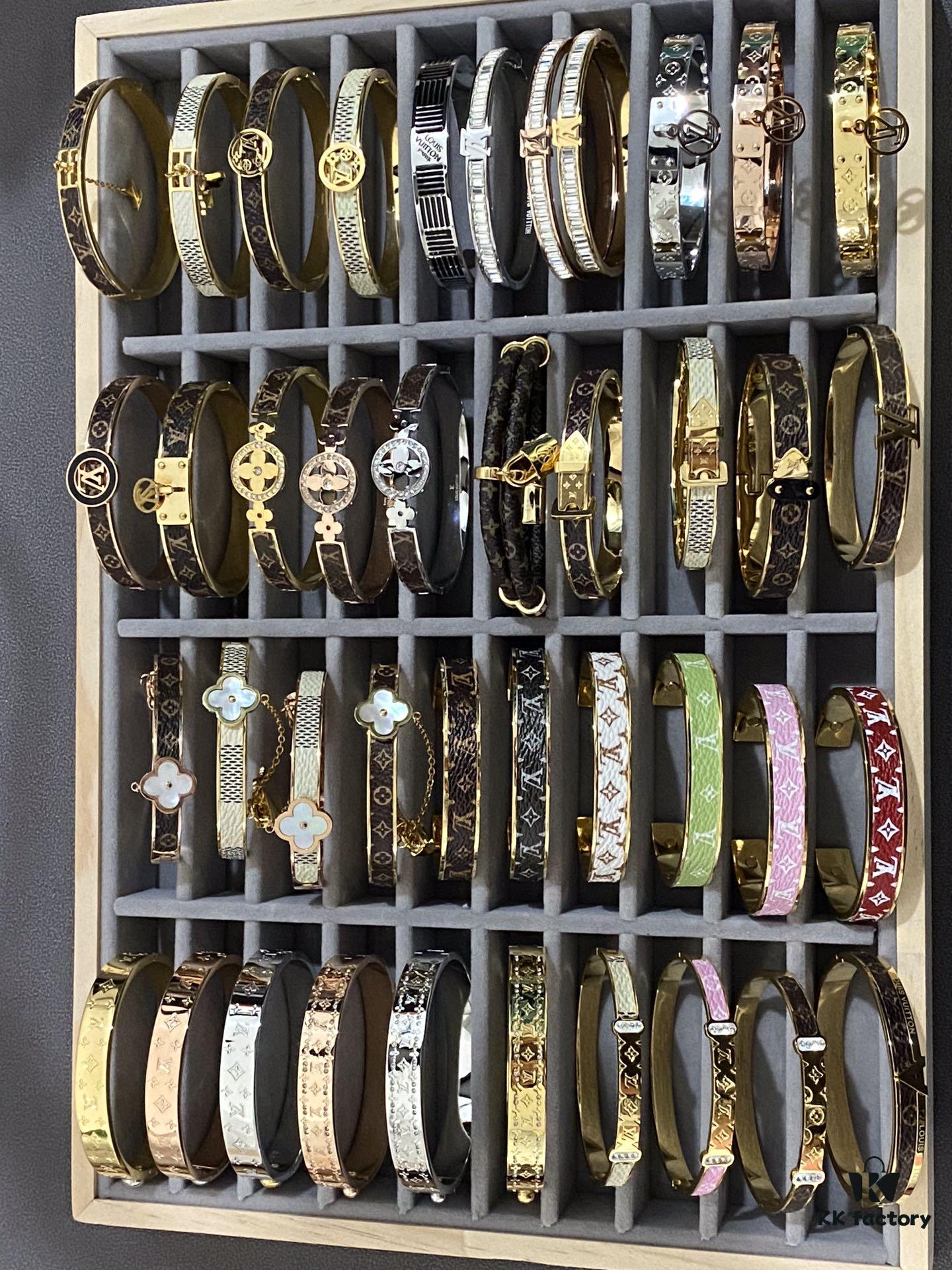 LV Bracelet Leather Cord Collection