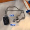 LV Square Pendant Necklace