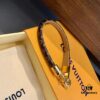 LV Leather Strap Bracelet with Backpack Pendant