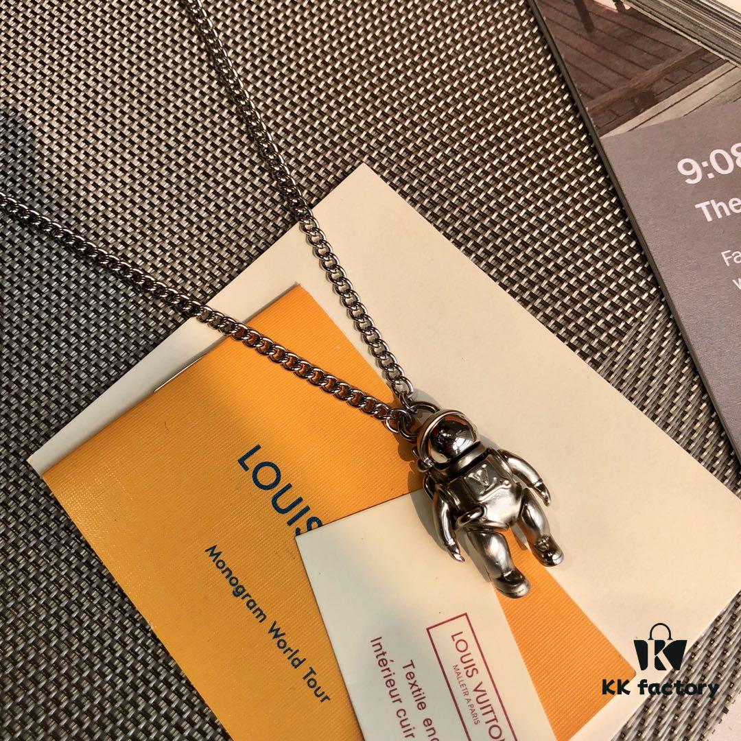 LV Astronaut Necklace