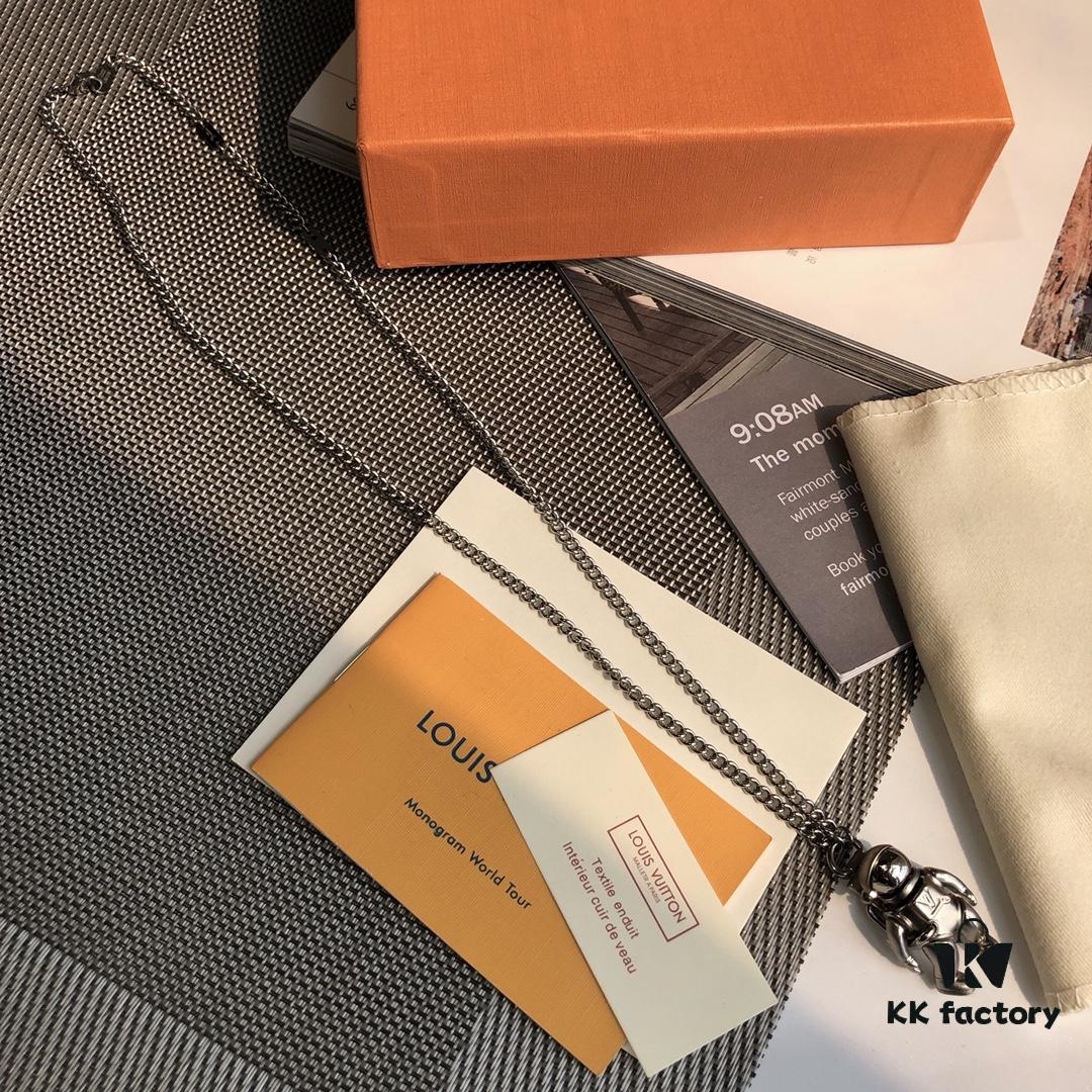 LV Astronaut Necklace