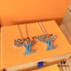 Louis Vuitton Unisex Pendant Chain LV Turquoise Necklace (High-Replica Version, Comparable to Authentic, Synchronized with Boutique Release)