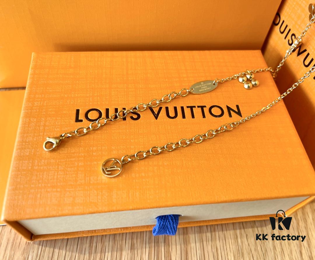 Exclusive First Release Louis Vuitton BLOOMING Floral Necklace (Counterpart-Level Version, Open to Comparison) Synchronized with Official Store Stock