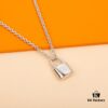 LV Lock Necklace Z+ ZP in Sterling Silver