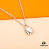 LV Lock Necklace Z+ ZP in Sterling Silver