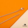 LV Lock Necklace Z+ ZP in Sterling Silver