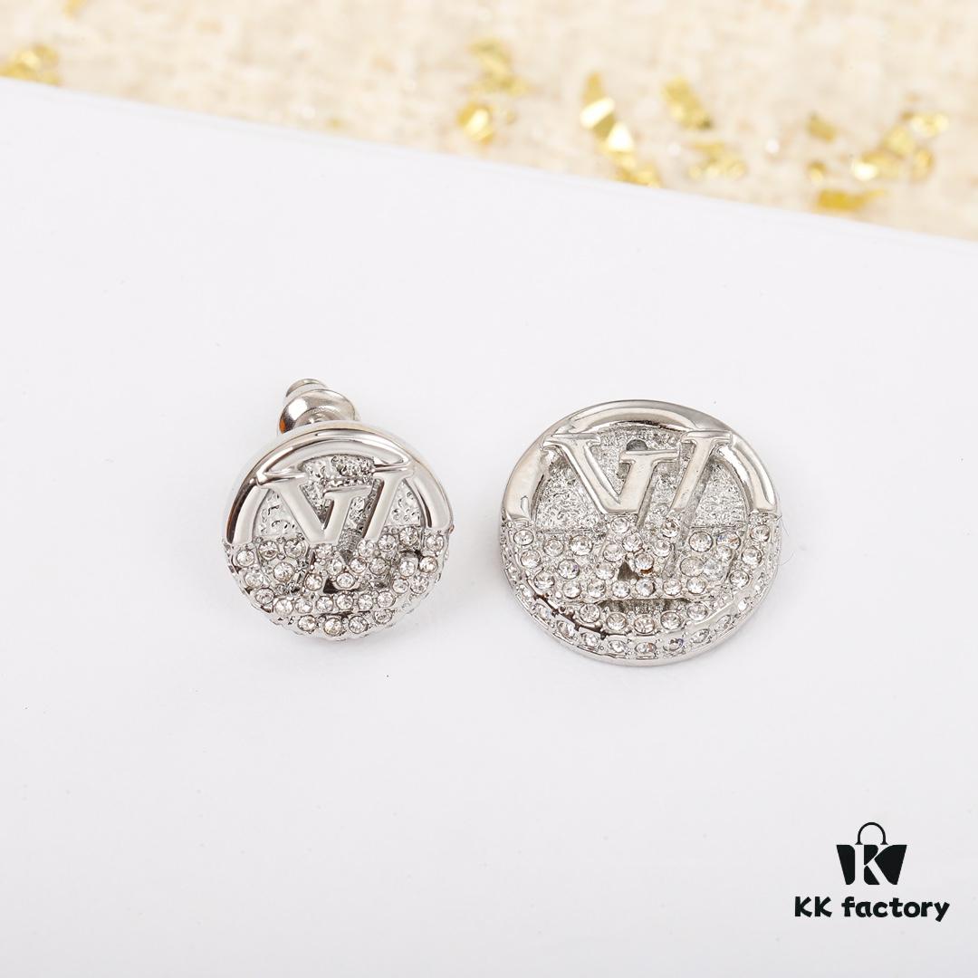 New Donkey House Earrings - Double-Layer Ear Studs, Brass Base with Gold Plating, Stylish and Versatile Design