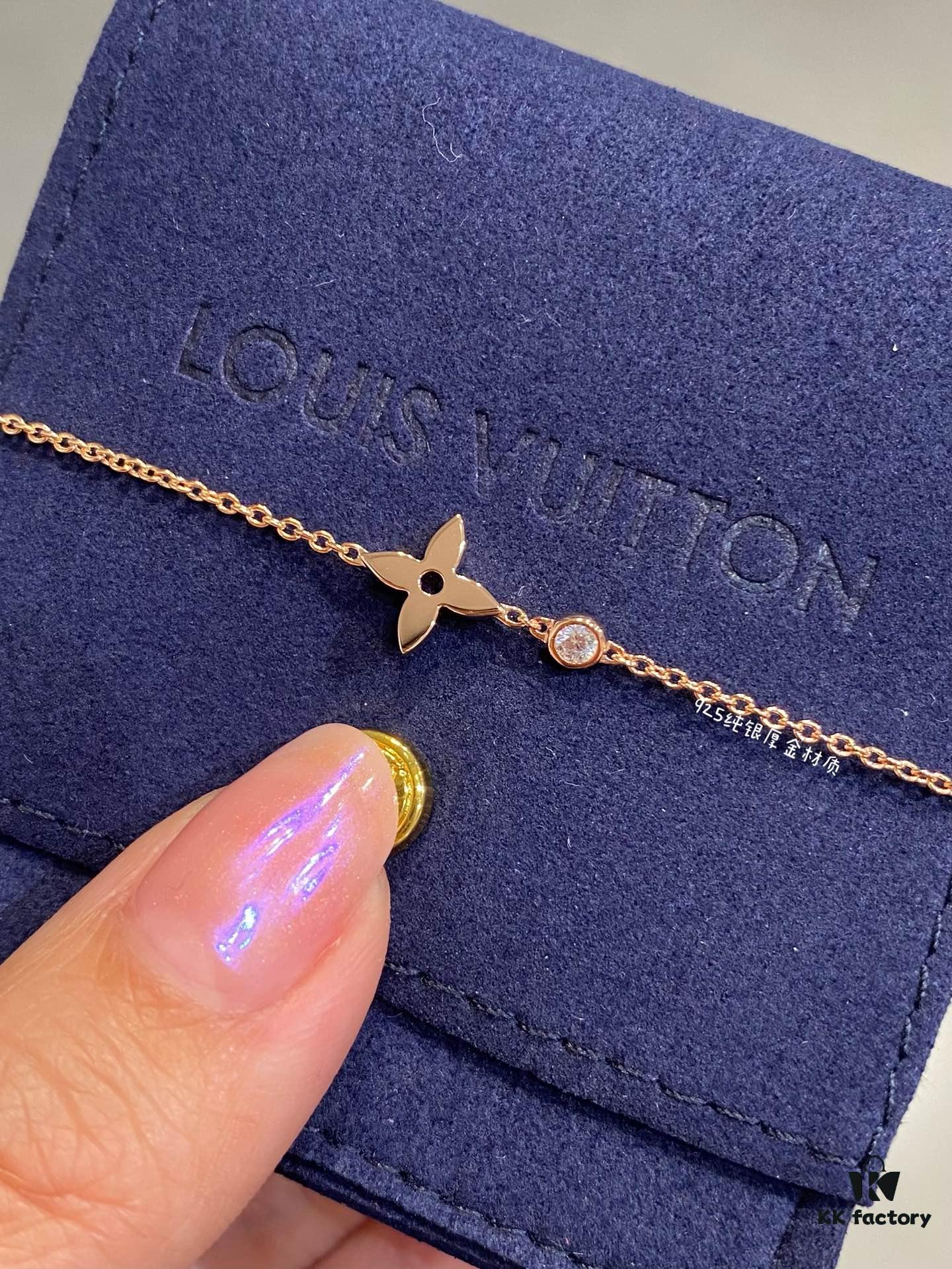 New Arrival L*V Classic Monogram Mini Collar Necklace Idylle Blossom Series 3D Floral Jewelry