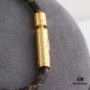 LV New Plaid Leather Bracelet in Gold, Exuding Elegance with Unique Design, Bestseller Matching Buckle Strap, Ideal for Couples