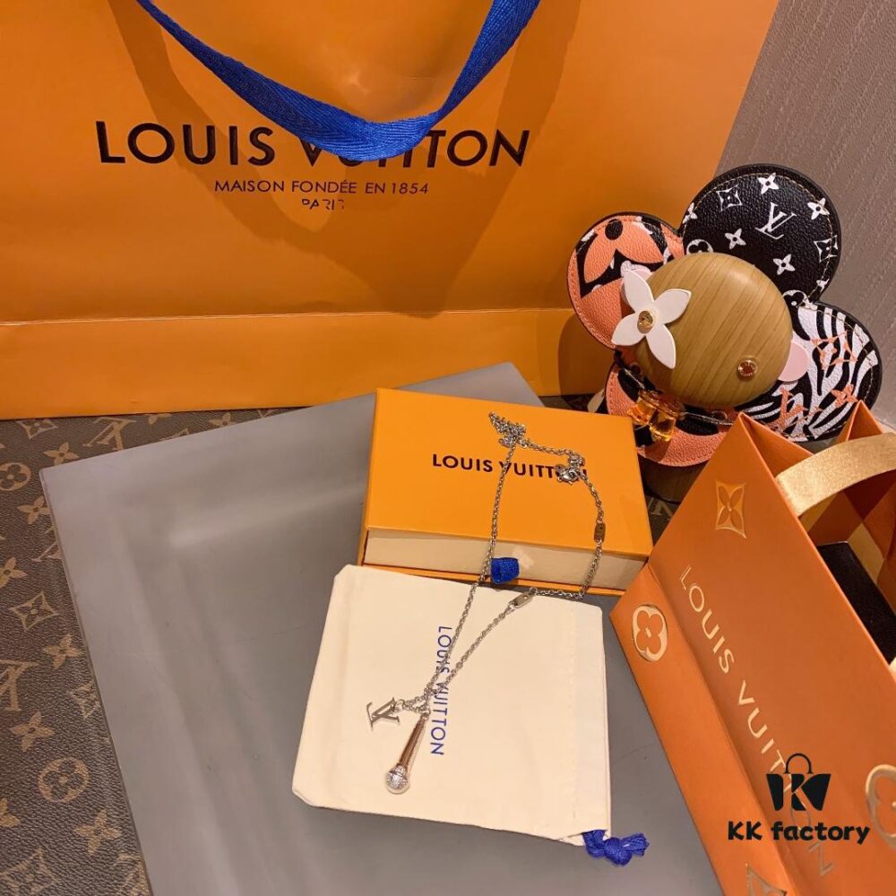 LVJIA Microphone Titanium Steel Necklace - Exclusive Design, Couple Matching Style