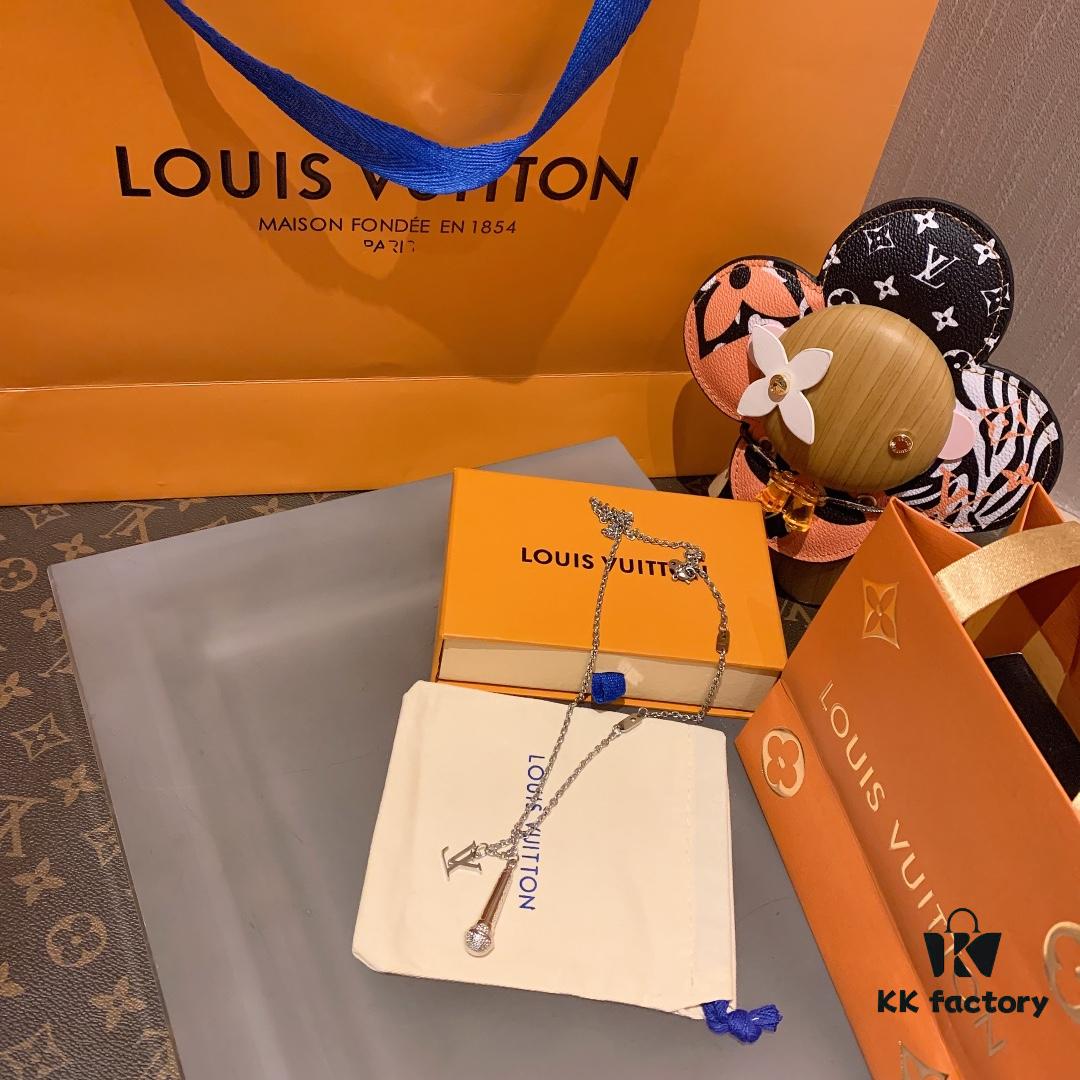 LVJIA Microphone Titanium Steel Necklace - Exclusive Design, Couple Matching Style