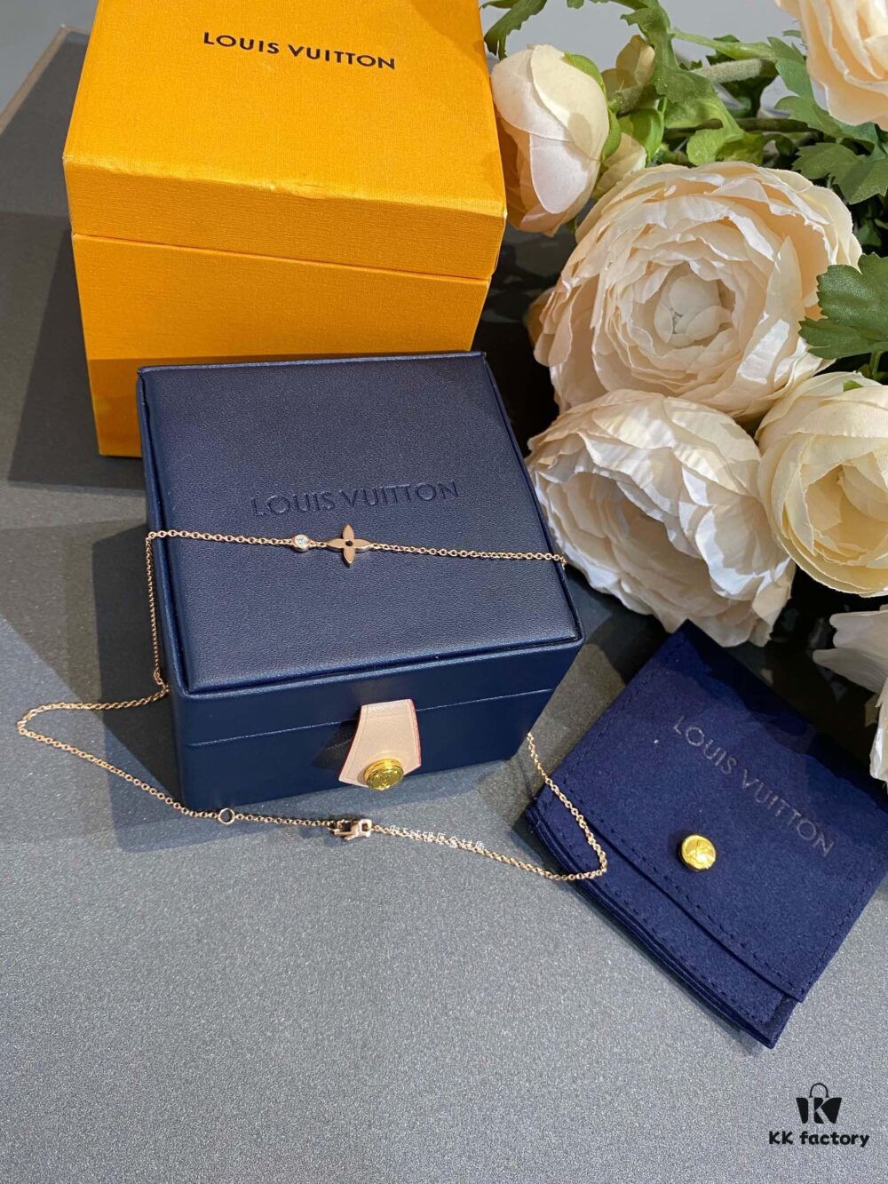 New Arrival L*V Classic Monogram Mini Collar Necklace Idylle Blossom Series 3D Floral Jewelry