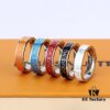 New LV Colorful Enamel Ring