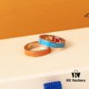 New LV Colorful Enamel Ring
