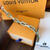 LV Latest Louis Vuitton Men's 316 Stainless Steel Bracelet, Tricolor: Iridescent Color Plus Silver, Full Metal Construction, Exquisitely Crafted