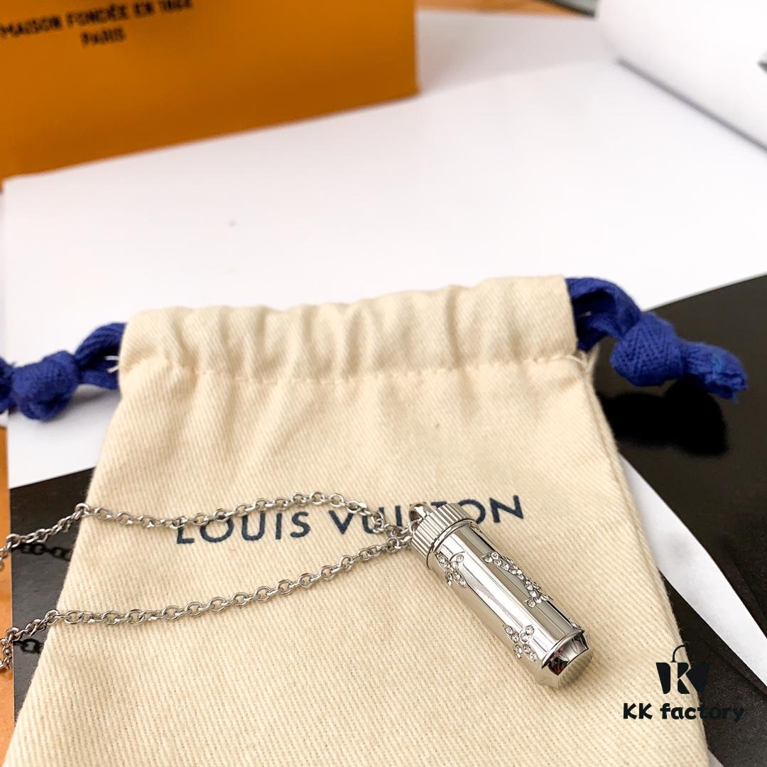 LV Latest MONOGRAM STRASS Unisex Necklace with Swarovski Crystals