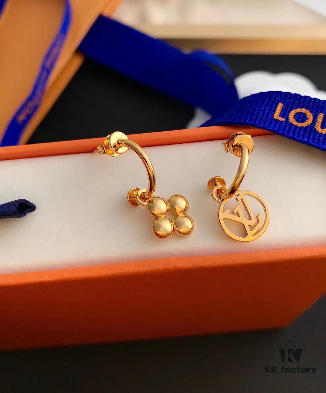 LV Blooming Asymmetrical Earrings