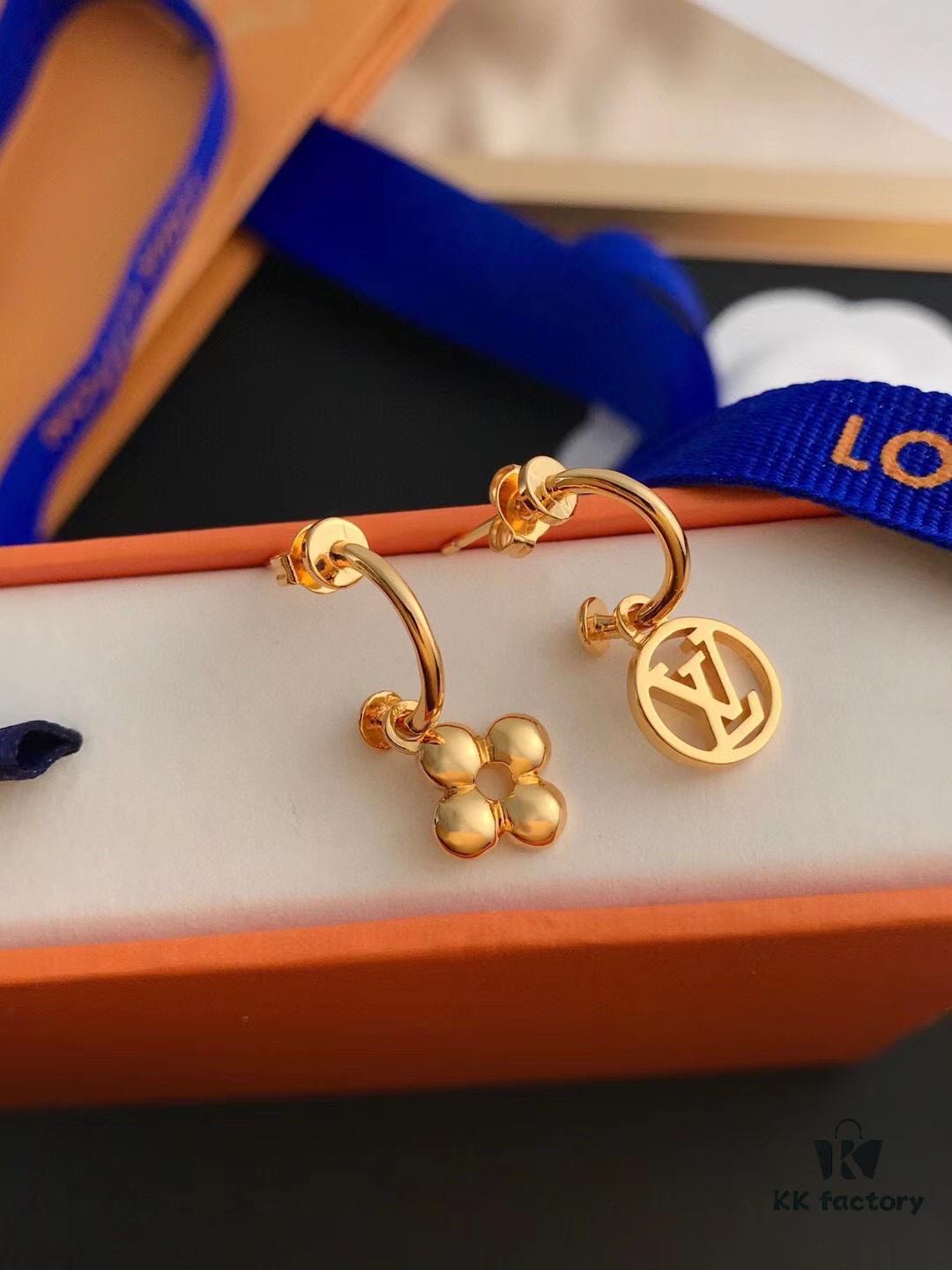 LV Blooming Asymmetrical Earrings