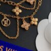 LV Elegant Three-Layer Bracelet with Charms, Influencer Favorite Style, Adjustable Length, Stunning Layered Look