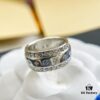 Louis Vuitton Couple's LV Ring, Unique Retro-Futuristic Design, Must-Have for Fashion-Forward Women