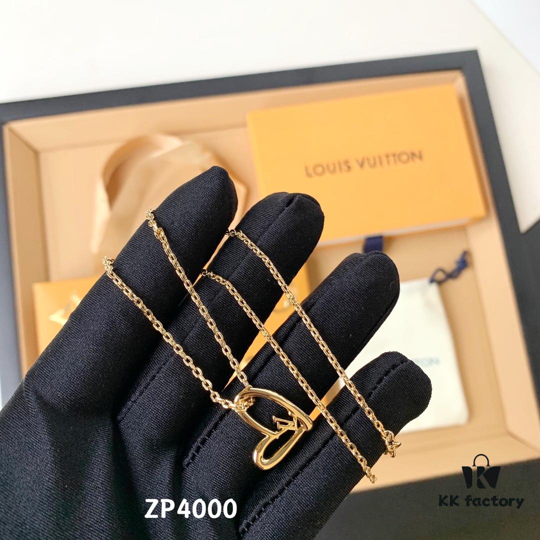 L Valentine's Day Heart Necklace