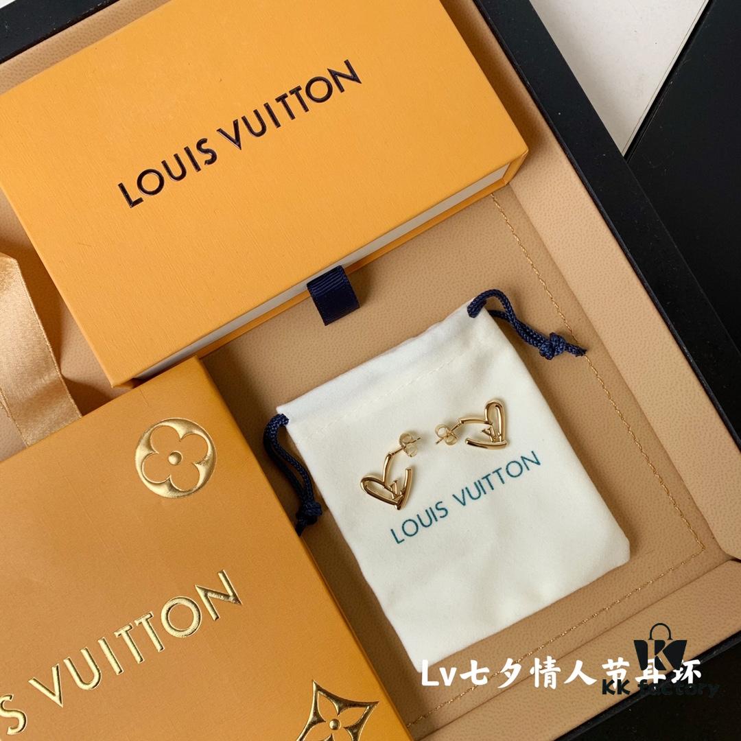 LV Valentine's Heart Earrings