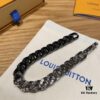 LV Latest Color-Block Thin Cuban Chain