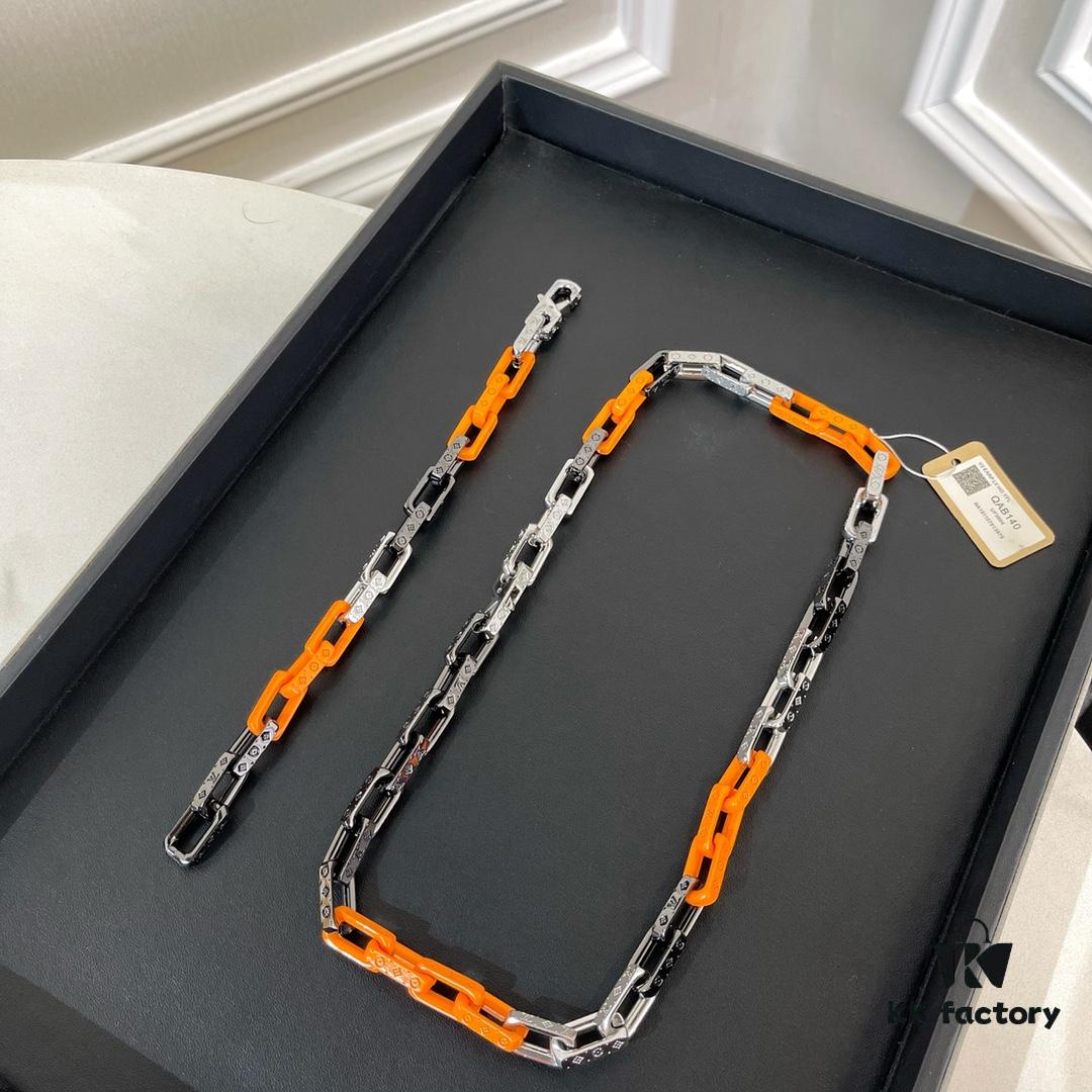 Louis Vuitton MONOGRAM CHAIN Necklace Bracelet
