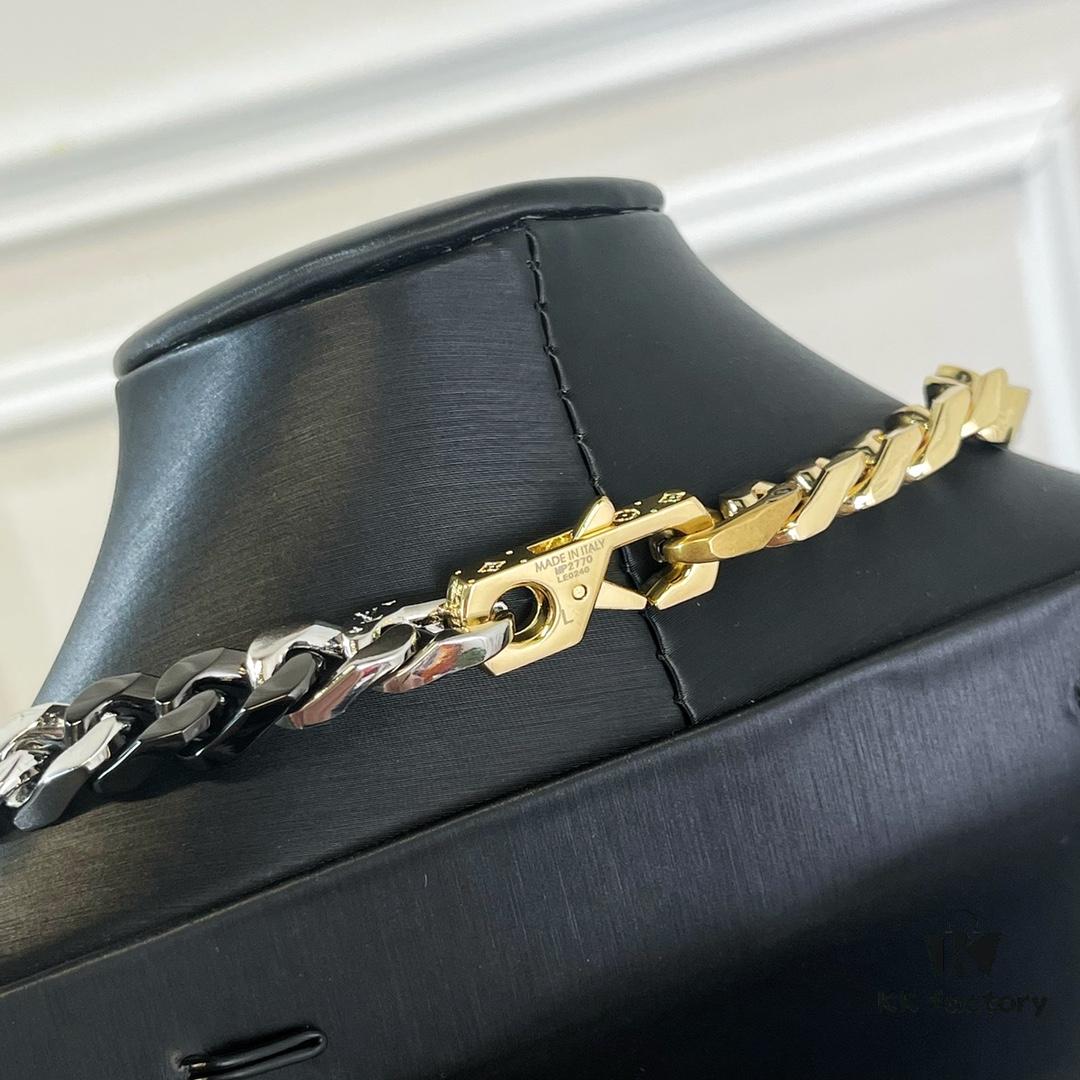 LV Louis Vuitton CHAIN LINKS PATCHES Necklace Bracelet