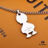 Louis Vuitton x Nigo Duck Pendant Necklace Unisex – New Arrival