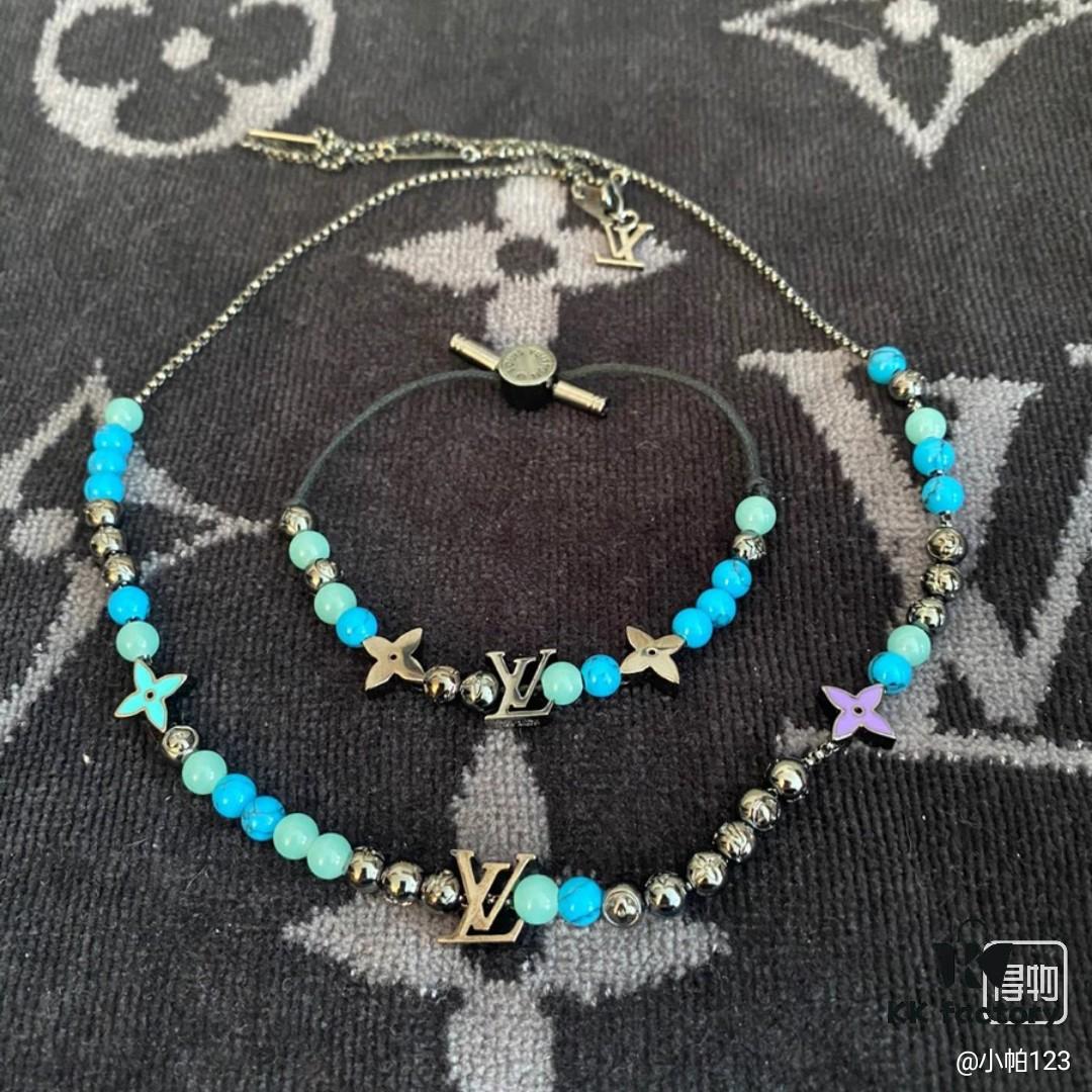 LV New Arrival Turquoise Bracelet and Necklace!!
