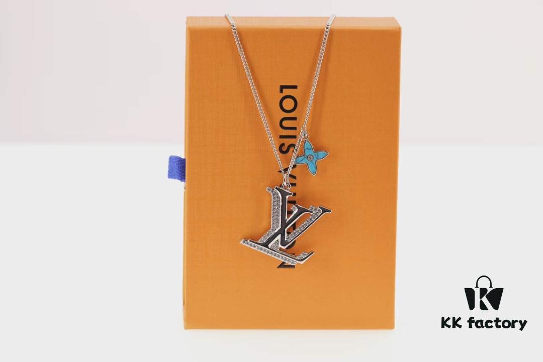 Louis Vuitton New Arrival 💗 Louis Vuitton Monogram Turquoise Men's Necklace
