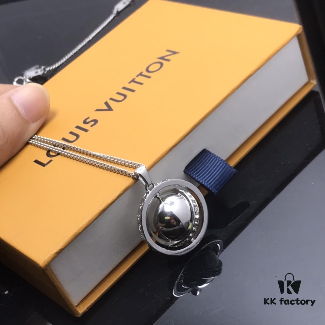 LV Necklace New Model Globe Lucky Turn Necklace