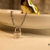 Louis Vuitton Lockit Charity Pendant Necklace/Bracelet in Sterling Silver
