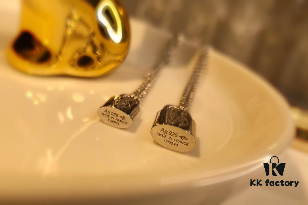 Louis Vuitton Lockit Charity Pendant Necklace/Bracelet in Sterling Silver